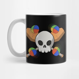 Juggling crew Jolly Roger pirate flag (no caption) Mug